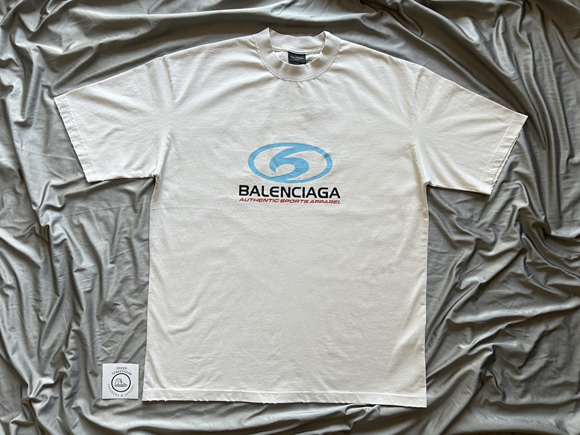 Balenciaga wave logo t shirt hotsell