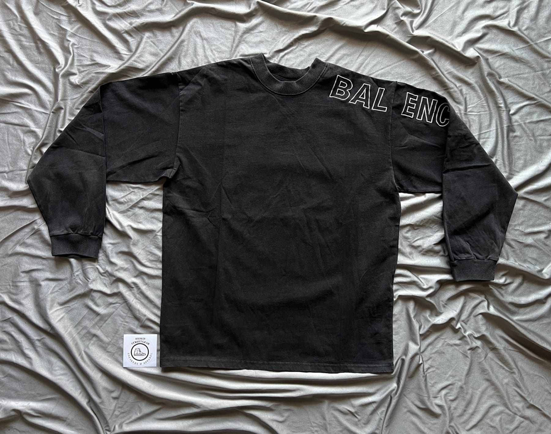 Balenciaga t shirt long sleeve best sale